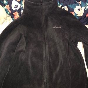 black columbia zip up